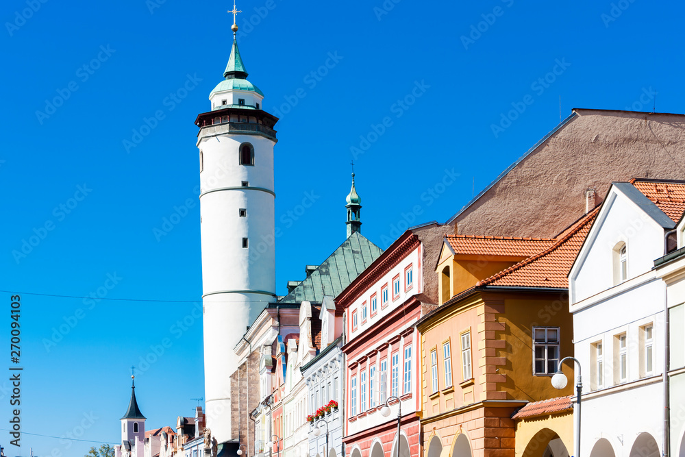 Fototapeta premium historic architecture Domazlice, Czech Republic