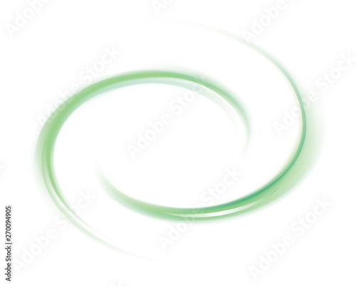 Vector background of bright green swirls