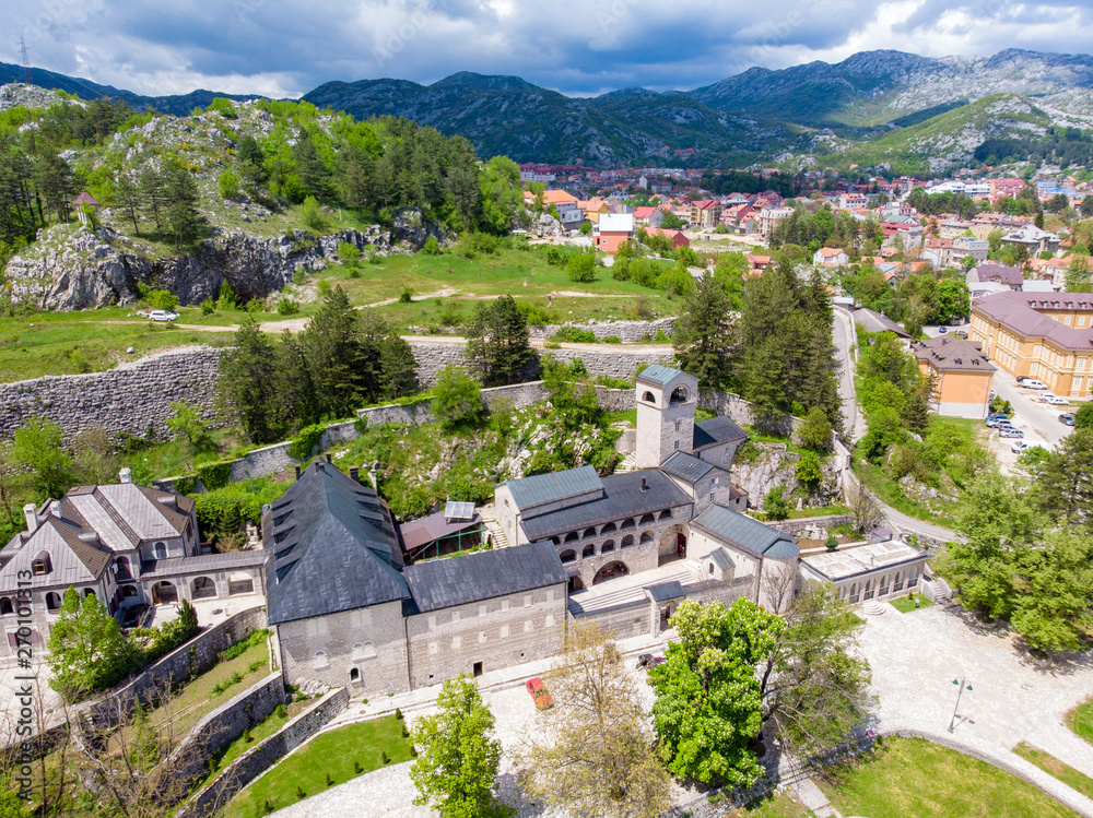 Orthodox Monastery of the Nativity of the Blessed Virgin Mary in Cetinje, Montenegro.