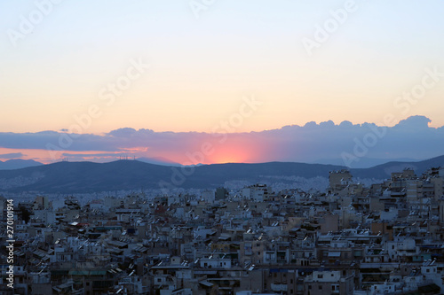 coucher de solel a Athenes © David