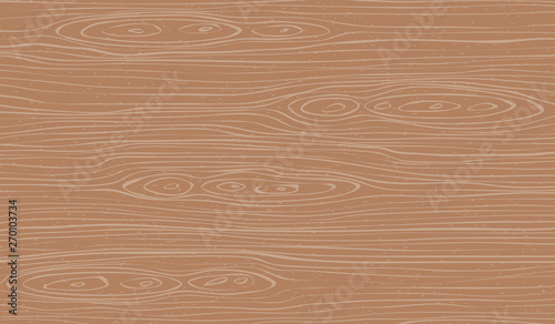 Brown wooden cutting, chopping board, table or floor surface. Wood texture. Vector illustration