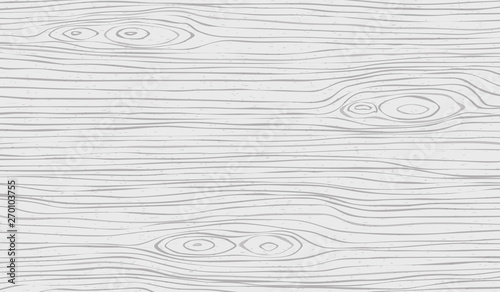 White wooden cutting, chopping board, table or floor surface. Wood texture. Vector illustration