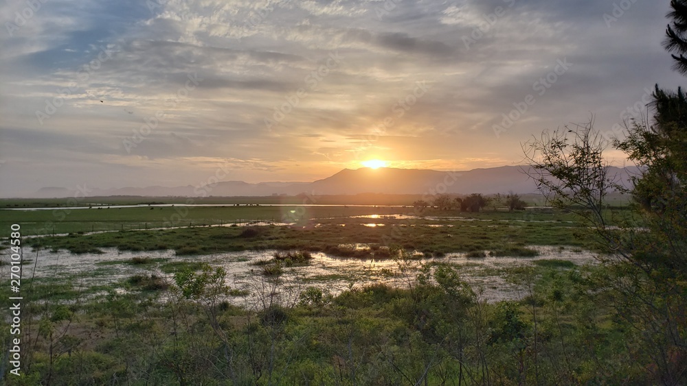 pôr do sol, natureza, praia, água, montanhas, paisagem, pôr do sol, natureza, praia, água, montanhas, paisagem,