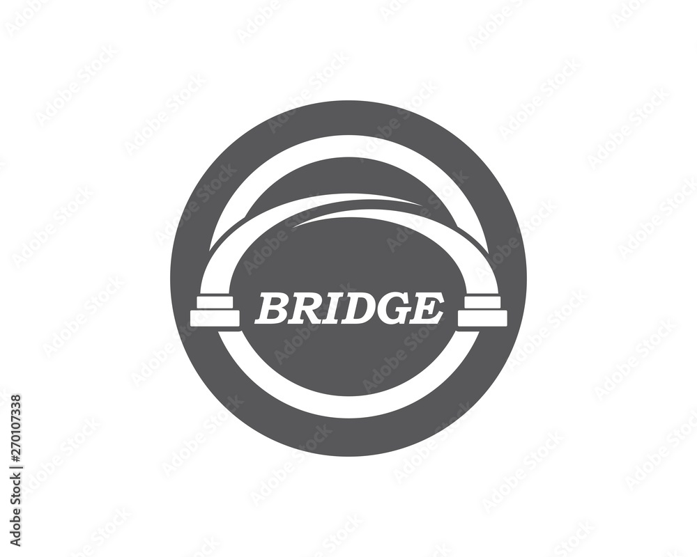 bridge logo icon vector illustration bridge logo icon vector illustration