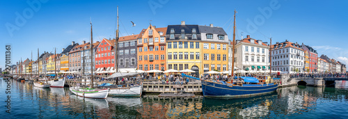 panorama of nyhavn in copen...