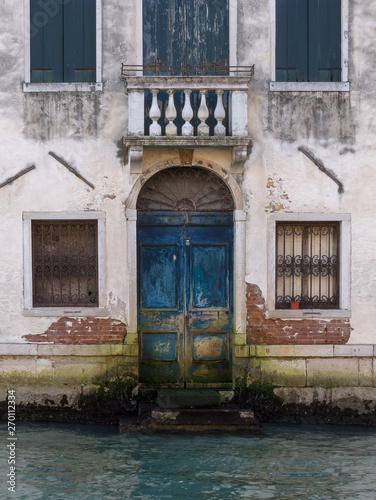 Blue door in Venice, Italy © John