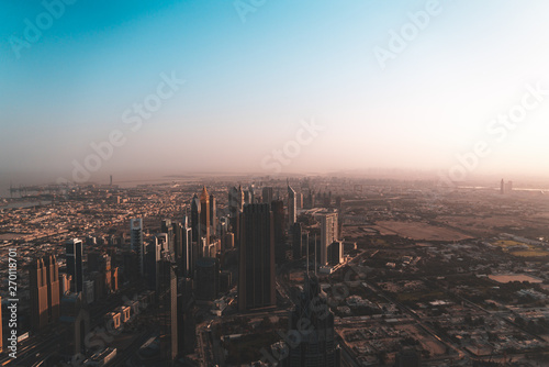 Dubai Skyline in the early morning © Juan