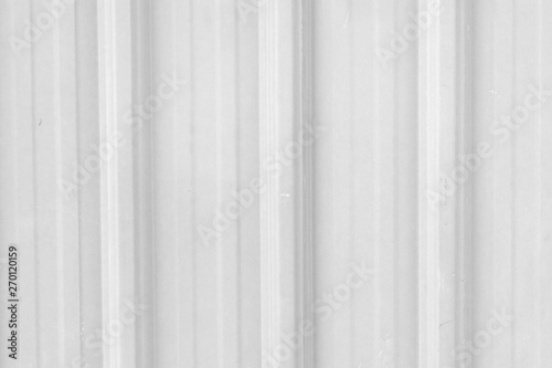 Zinc plate white background close up