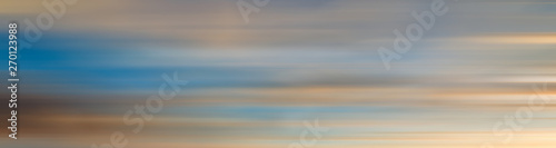 Linear motion blur effect of colorful sunset