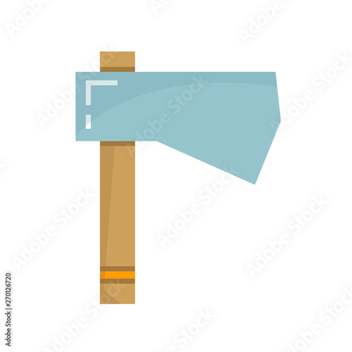 axe or hatchet icon on white background