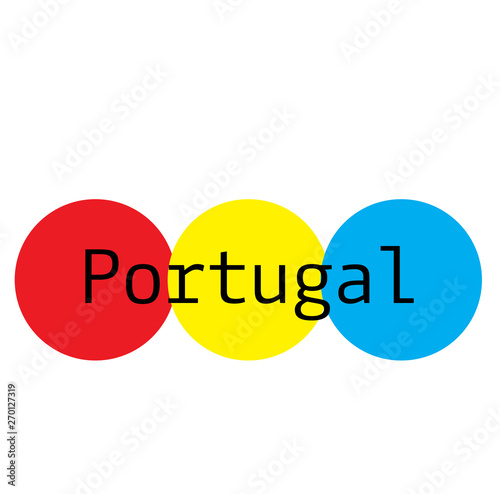 PORTUGAL stamp on white background