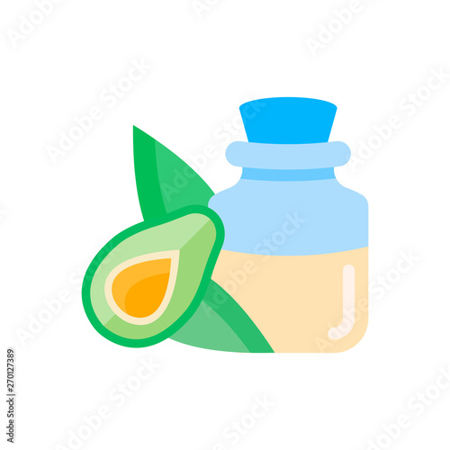 Avocado Oil Illustration