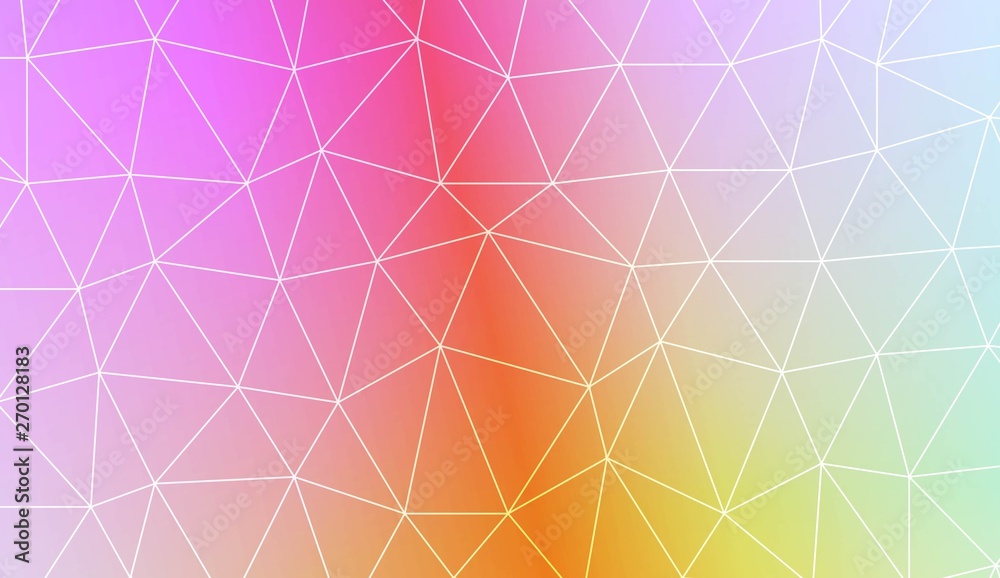 Background in polygonal pattern with triangles style. Decorative design For interior wallpaper, smart design, fashion print. Vector illustration. Creative gradient color.