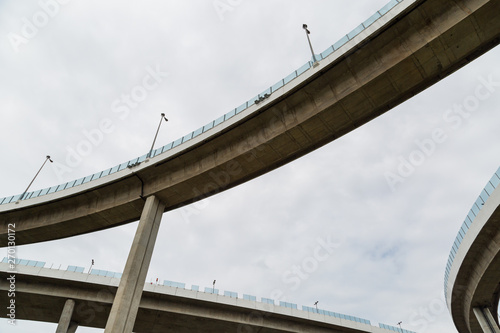 Express freeway bridge