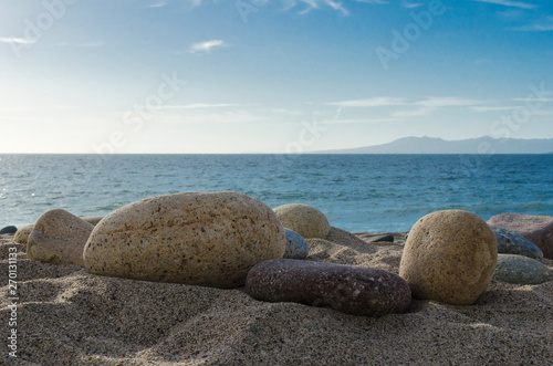 Piedras en la playa