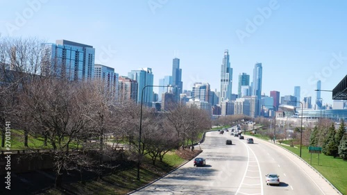 Video was taken of Chicago skyline  sometime in April of 2019 photo