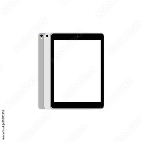 set of modern tablet and mobile phone  isolated