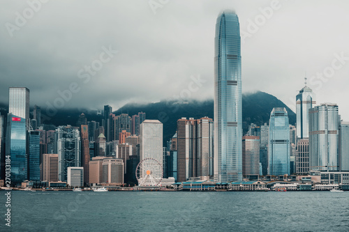 Hong Kong Scenery  View From Victoria Harbour