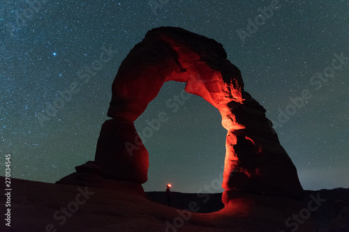 Red Shift at Delicate Arch