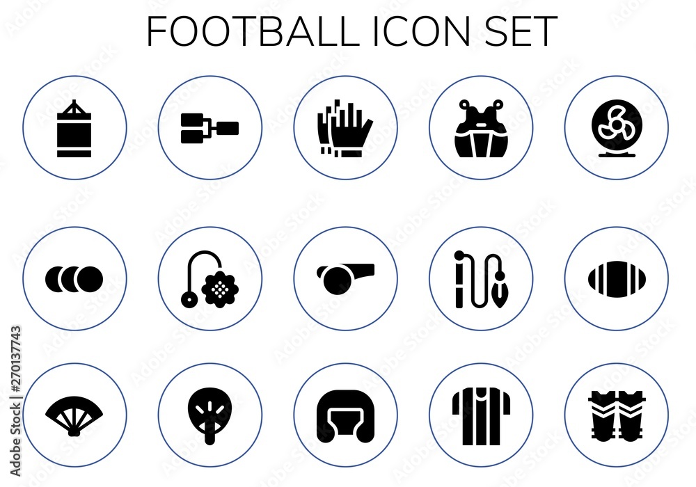 football icon set football icon set