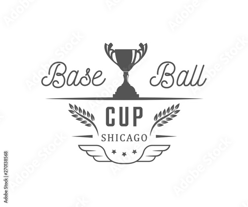 Baseball Cup Logotype.