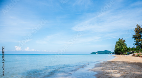 image of the beach on sunny day.