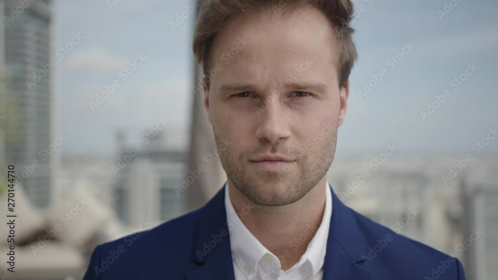 Young businessman portrait. Young businessman portrait.