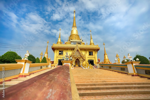 The famous Prachulamanee Pagoda in Wat Khiriwong. photo