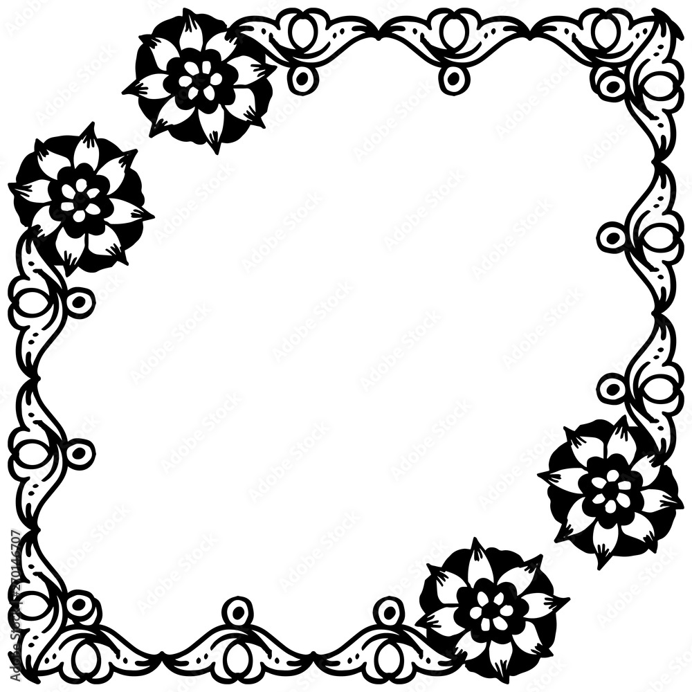 Vector illustration various invitation card with design wreath frame Vector illustration various invitation card with design wreath frame