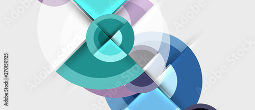 Circular geometrical design template