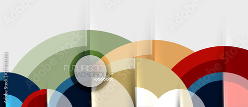 Circular geometrical design template