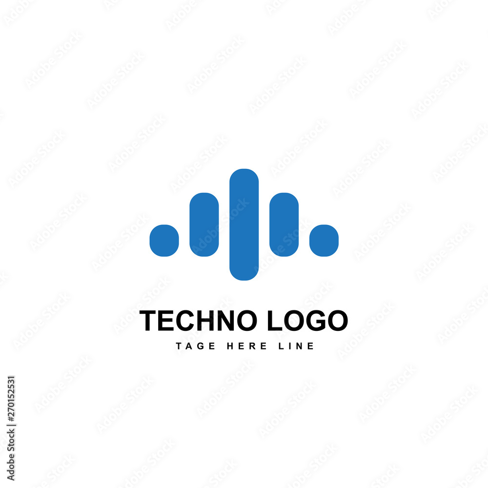 techno blue logo techno blue logo