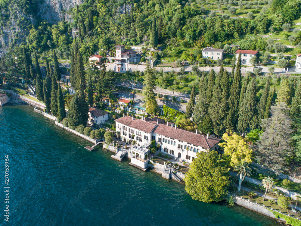 Luxury villa on Como lake, Villa Monastero near Varenna. Italy