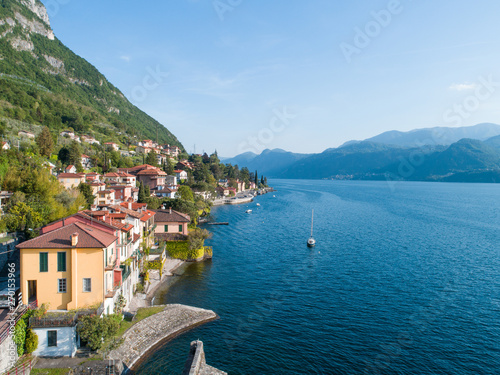Village on lake of Como. Italy