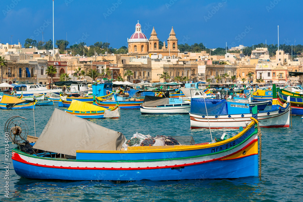 Malta, Marsaxlokk the famous fishing village