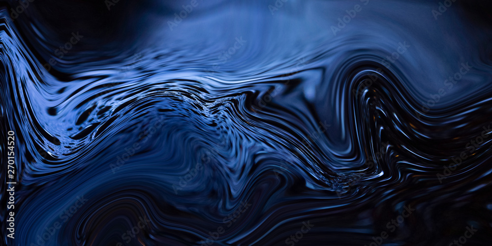 Illustration of liquid acrylic resin. Divorces and smooth lines of paint, colors. Pearl modulations. Abstraction of acrylic, epoxy, neon background, halftones.