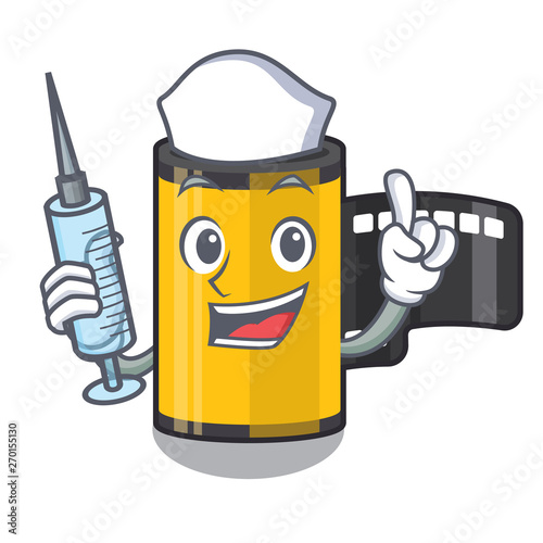 Nurse camera roll isolated with the character
