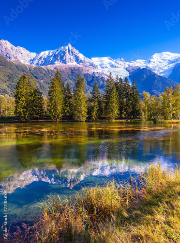 The mountain resort of Chamonix   France