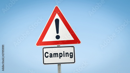Street Sign to Camping