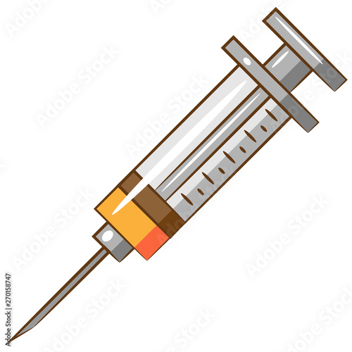 syringe vector graphic clipart