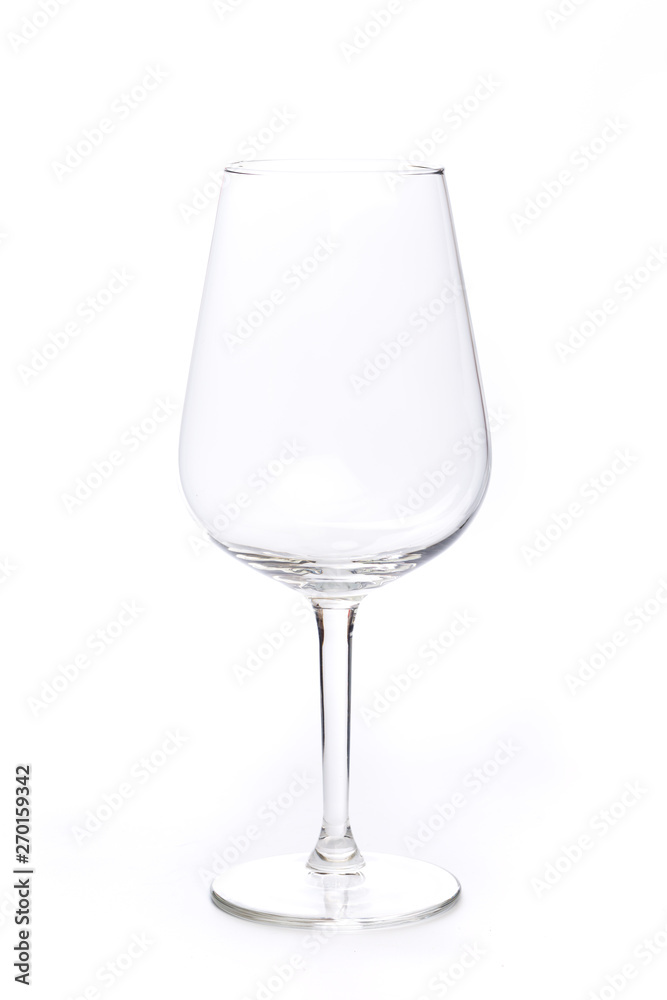 vine glasses on a white background vine glasses on a white background