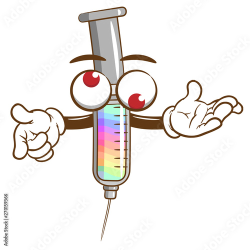 syringe vector graphic clipart