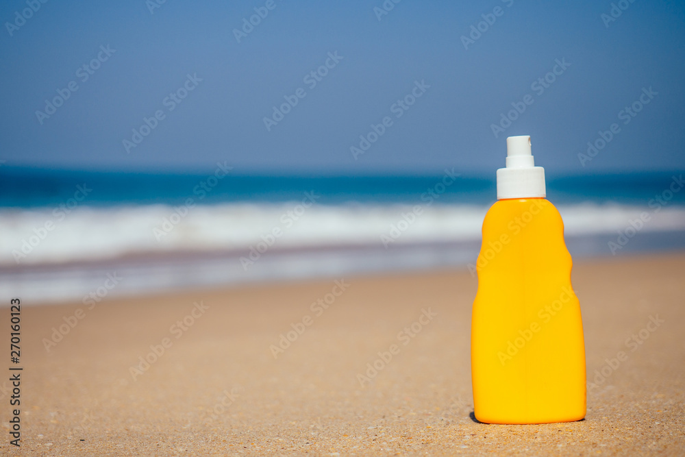 sea and suntan oil copyspase blue sky and sand sea and suntan oil copyspase blue sky and sand