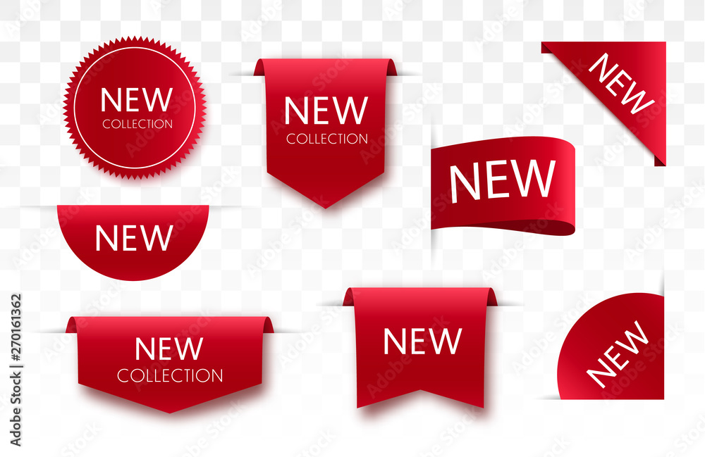 Tags set. Vector badges and labels 