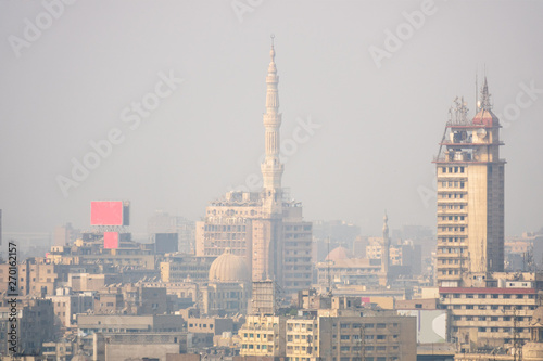 mosque minaret in Cairo Egypt © magann