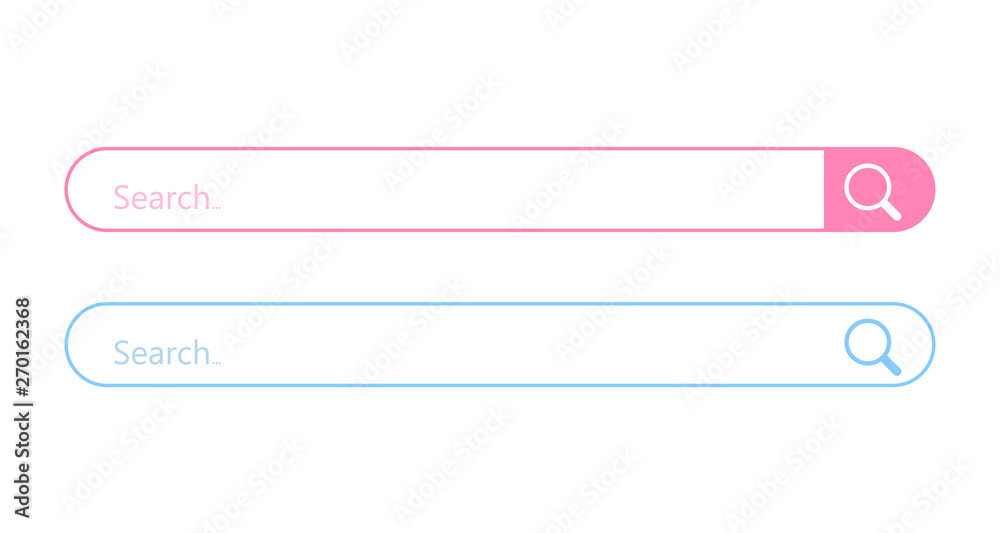 Search bar vector template. Internet searching Search bar vector template. Internet searching