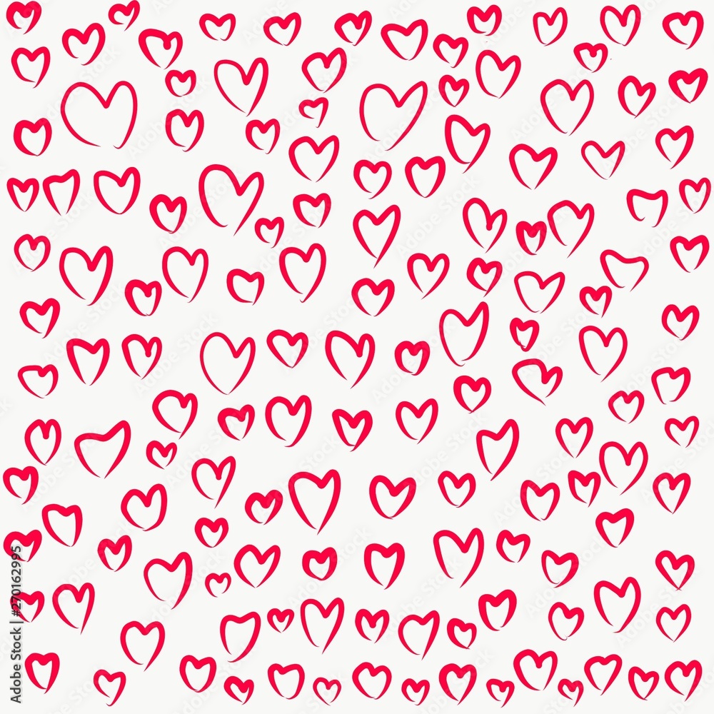 Love Hearts Element by Hand Drawn Love Hearts Element by Hand Drawn