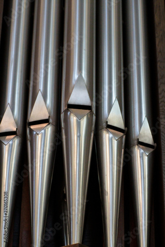 Organ pipes in an old German church