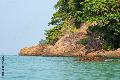 The surroundings of Lonely Beach, Koh Chang Island. Thailand.