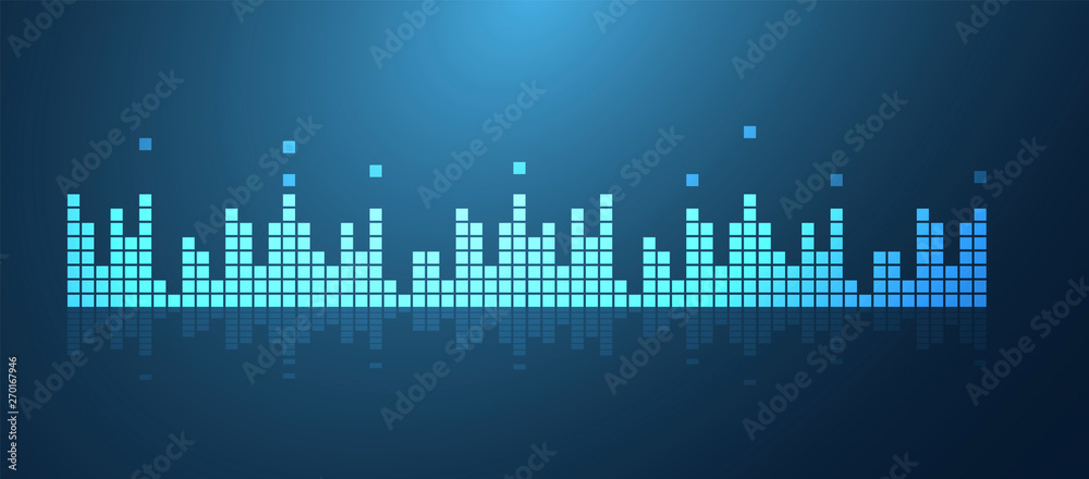 Fototapeta premium equalizzatore, musica, audio, vettoriale, equalizzazione,